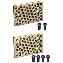 Placas deslizantes sin aceite - tipo aleación de cobre de 10 mm - STWT100-150