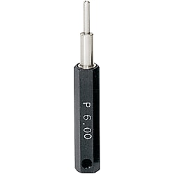 Calibradores de enchufe para comprobar accesorios: doble paso, longitud de calibre fija, 1er paso Tolerancia de dimensión S=h7