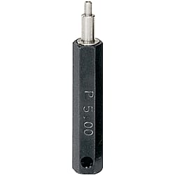 Calibradores de enchufe para comprobar accesorios: doble paso, longitud de calibre configurable, segundo paso Tolerancia de dimensión S=h7