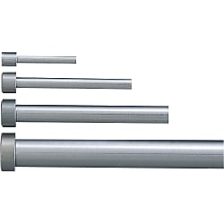 Pasadores centrales rectos: diámetro de eje seleccionable, opción de diámetro de eje de alta tolerancia, longitud configurable
