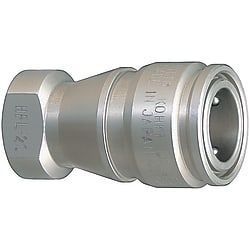 Compact・Double Valves Cooling High Flow Couplers -Stainless Steel Sockets- SF120-HFLS2