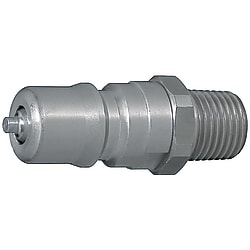 Acopladores SP de doble válvula para enfriamiento -Enchufes de acero inoxidable- SF120-PF3