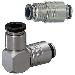 Quick-Fitting Joints for Mold Cooling - Separate Plugs and Sockets, Heat-Resistant to 99 °C, O-Ring
