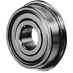Ball Bearings - Low Particle Generation, with Flange and Double Seals.