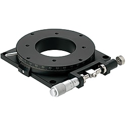 Manual Rotary Stages - Cross Roller Bearing, Through Hole, High Precision, RPGT