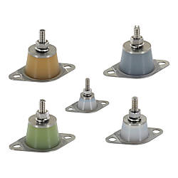 Antivibration Gels/One End Threaded/One End Stopper Plate