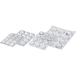 Almohadillas de parachoques de goma adhesivas - cuadradas/redondas BMPK5008