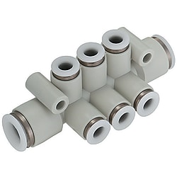 Push to Connect Fittings - Manifold, Triple Double DUNLW4-8