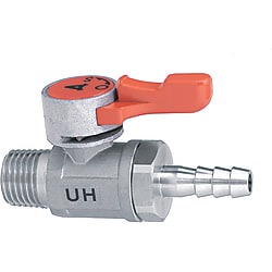 Compact Ball Valves/Stainless Steel/PT Male/Hose Barb BBHRS93