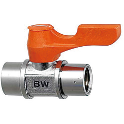 Válvulas de bola - compactas, latón, rosca PT, rosca PF BBFF12F-W