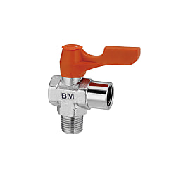 Ball Valves - Compact, Brass, 90° Elbow, PT Threaded, PF Tapped BBPTL11F-Y