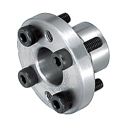Un concentrador (como poleas, engranajes y ruedas dentadas) se puede conectar fácilmente con un eje atornillando. MLSL6