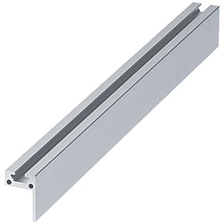 Flat Aluminum Extrusions - Hanging Shoulder, Slot Width 6 mm