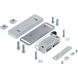 Cerrojos magnéticos  con sensor para puertas de panel para extrusiones de aluminio HMER8-8