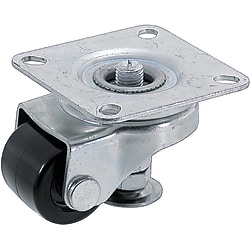 Casters - With integrated leveler, steel (medium loads). CMASS65-F