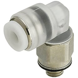 Accesorio de conexión a presión: aire comprimido, accesorios de conector en miniatura, codo de 90° JELL1.8-1