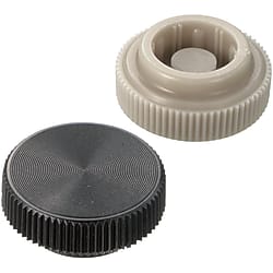 Knobs - Polyacetal with Straight Knurling. PACK-PKN5-G