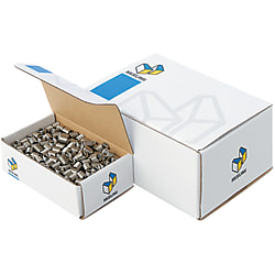 Insertos: roscados, de acero inoxidable, gruesos, paquete de 100 BOX-HLTS4-6