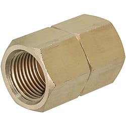 Steel Pipe Fitting - Hex Union, Brass, Female, Tapped