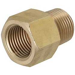 Steel Pipe Fitting - Reducing Hex Bushing, Brass, Double Tapped