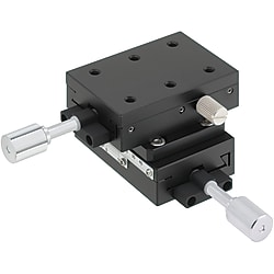 Manual XY-Axis Stages - Dovetail, High Accuracy, 4.2 mm Lead, Rectangle, Low Profile, XYSLC