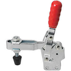 肘節夾鉗－下壓固定･直立型把手（直底座）－前端螺栓位置調整型-夾持力2205N