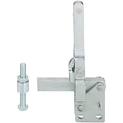 Vertical Clamping Levers - Straight mounting base, welded tip, holding capacity: 1500 N.