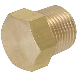 Steel Pipe Fitting - Plug, Brass, Threaded SJSPG6A