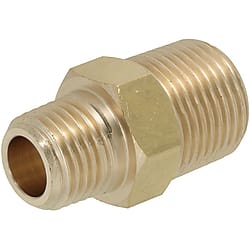 Steel Pipe Fitting - Hex Union Adapter, Brass, Male, Threaded