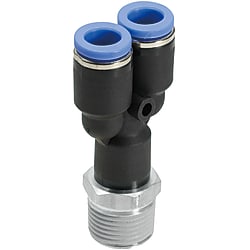 Push to Connect Fittings - Y Type, Threaded MSYL4-M5