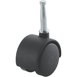 Casters - With plug, series CPNB (light loads).