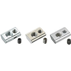 ６シリーズ（溝幅８ｍｍ）用　アルミフレーム用後入れロックナット