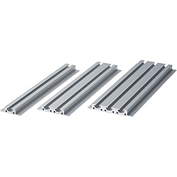 Flat Aluminum Extrusions - Shoulder, Slot Width 8 mm