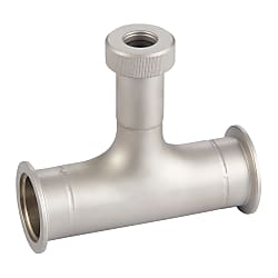 Vacuum Pipe Fittings - Nipple, with Gage Port