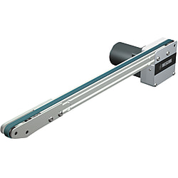 Belt Conveyors - Narrow type, one end drive, pulley diameter 19/20mm.