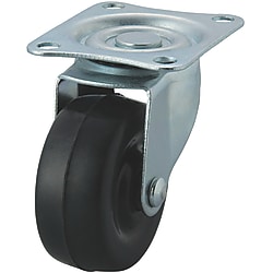 Casters - Light Load - Wheel Material: Urethane - Swivel CNROJ38-U