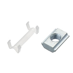 ８シリーズ（溝幅１０ｍｍ）用　アルミフレーム用後入れナット・ストッパセット PACK-HNTAT8-4