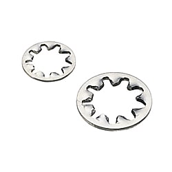 ８シリーズ（溝幅１０ｍｍ）用　アルミフレーム用歯付座金