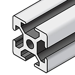 アルミフレーム　５シリーズ　正方形　平行面取り　２０×２０ｍｍ　２５×２５ｍｍ　４０×４０ｍｍ