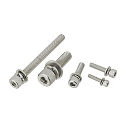 SUS316L座金組込み六角穴付ボルト