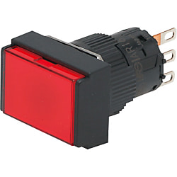 Interruptores pulsadores: sin iluminación, orificio de montaje de ⌀16 mm PB1BMM114
