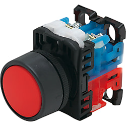 Interruptores pulsadores: sin iluminación, orificio de montaje de ⌀22 mm PB2CF2A01-R