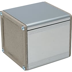 Caja de interruptores estándar de aluminio de una sola unidad Ancho 80 x Altura 70
