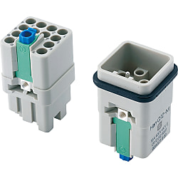 Conectores rectangulares - Terminales Han, IDC, estancos, modelo Q 0912-012-3001