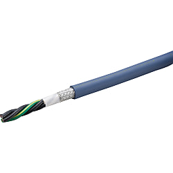 Cable de automatización de señales móviles - 600 V, blindado, cubierta de PVC, serie UL, NA6UCLRSB NA6UCLRSB-10-4-100