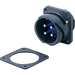 DMS3102CA-20-29-S, MS Series Circular Connector - Waterproof, MIL-Spec,  Bayonet, Flanged Panel Mount, MISUMI