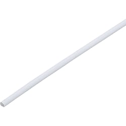 Heat-Resistant Silicone Tube (Glass Braid, Silicone Rubber), White TUBSE-3-10