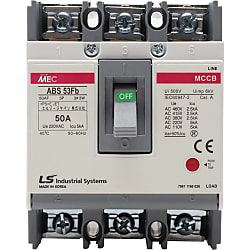 Interruptores automáticos de caja moldeada - sin fusibles, montaje en tablero ABS-33FB-3A