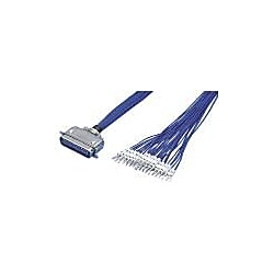 セントロニクスコネクタ付ケーブル バラ線フード付 (第一電子工業製・ミスミオリジナルコネクタ使用)