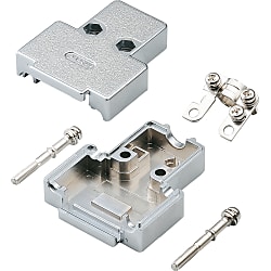 Conectores rectangulares - D-sub, con blindaje EMI, cubierta de resina, terminales de soldadura y crimpado HDE-CTH-4-40-10